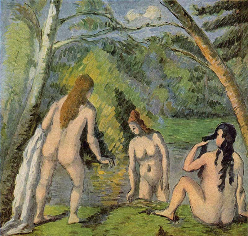 Three Bathing Women